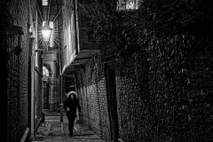 LAMP LIT ALLEY by Dave Belsham